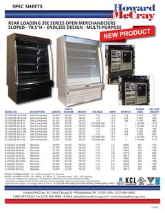 Open Dairy 35E Series Rear Load Slanted End Panel