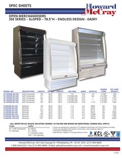 Open Dairy 35E Series Slanted End Panel