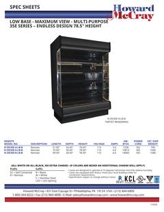 Open Dairy Low Boy 35 Series 78.5 Tall