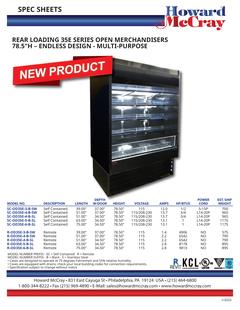 Open Dairy Rear Load 35E Series Straight End Panel