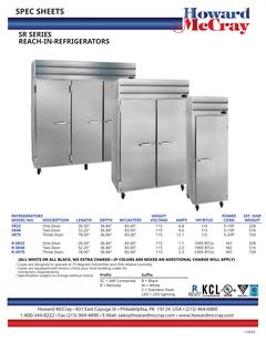 Solid Refrigerator Door Top Mount 83H