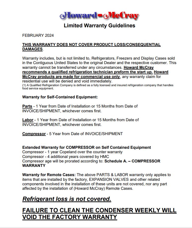 2025 Warranty Guidelines